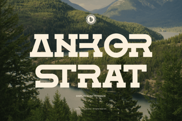 Angkor Strat: A Bold Slab Serif Font for Editorial Impact