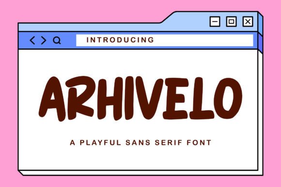 Arhivelo: A Playful Display Font That Makes Campaigns Instantly Recognizable
