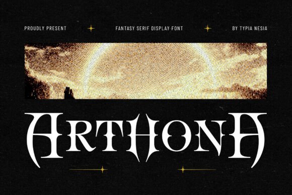 Arthona: A Fantasy Serif Font for Editorial Magic