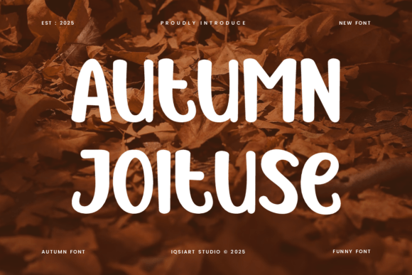 Autumn Joituse: A Whimsical Script Handwritten Font for Cozy Seasonal Campaigns