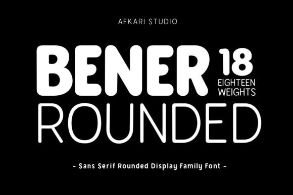 Bener Rounded Font for Warm, Modern Handmade Design