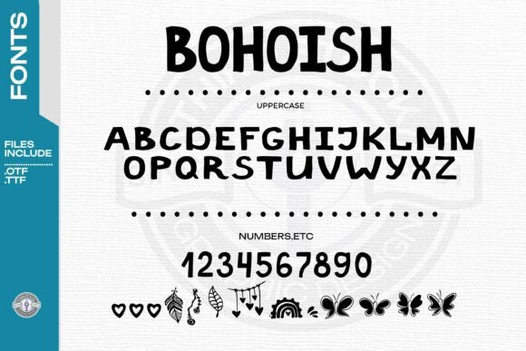Bohoish: A Playful Display Font for Editorial Creativity