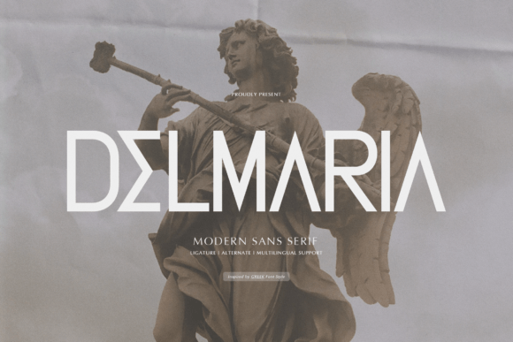 Delmaria: A Modern Sans Serif Font for Handmade Brands