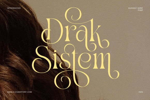 Drak Sistem: A Polished Serif Font for Editorial Design