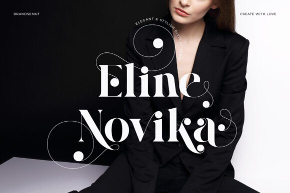 Eline Novika: Elegant Display Serif for Handmade Branding