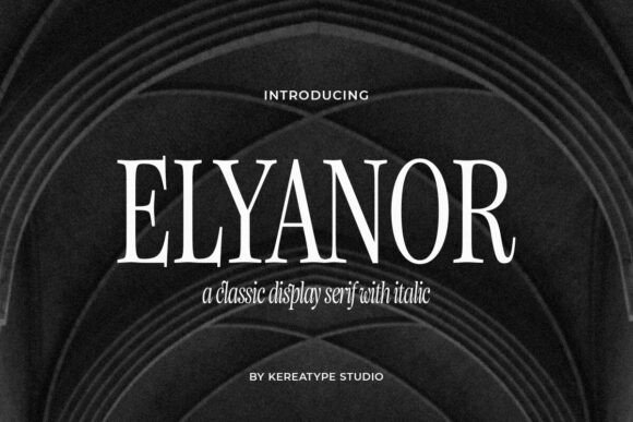 Elyanor: A Refined Serif Font for Editorial Calm