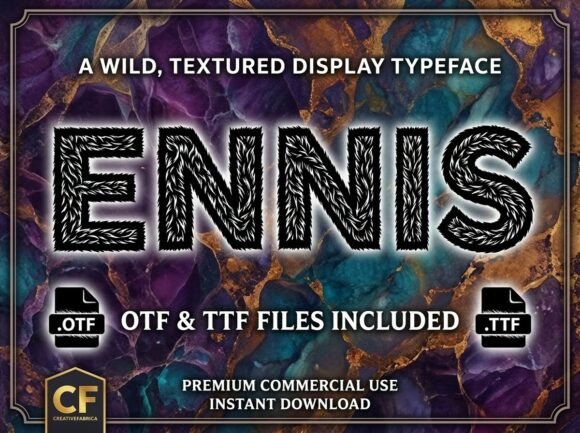 Ennis Display Font for Bold Creative Branding