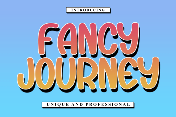 Fancy Journey Script Handwritten Font for Crafters