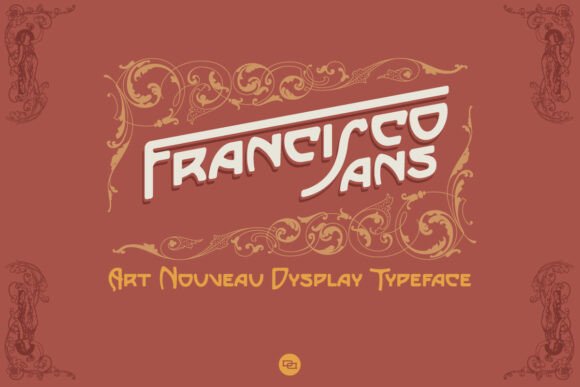 Francisco Sans: Art Nouveau Display Font for Handmade Brands