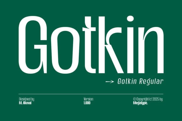 Gotkin: A Strong, Sophisticated Sans Serif Font for Modern Branding