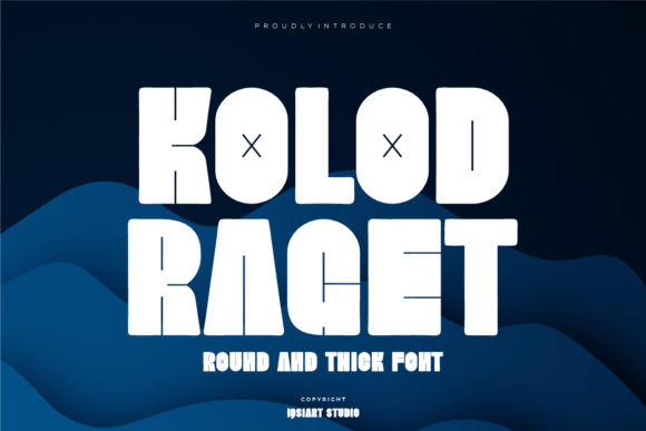 Kolod Raget: A Bold Sans Serif Display Font for Editorial Impact