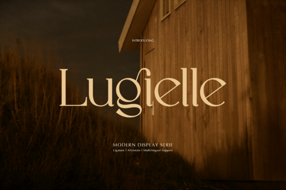 Lugielle Serif Font for Handmade Branding & Printables