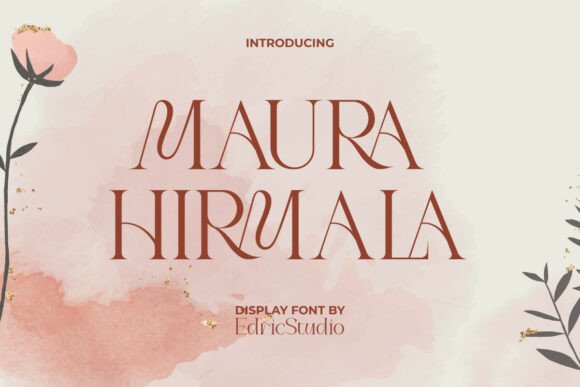 Maura Hirmala: A Modern Serif Display Font for Thoughtful Editorial Design