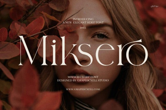 Miksero Elegant Serif Font for Modern Digital Branding