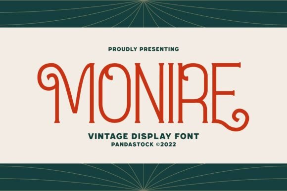 Monire Serif Font for Elegant Handmade Branding