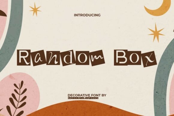 Randombox Font for Playful Display Typography