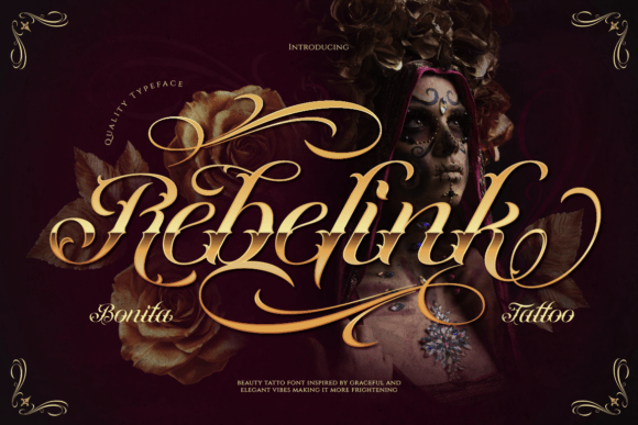 Rebelink Font: A Blackletter Script for Editorial Elegance