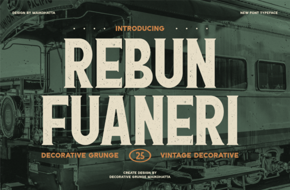 Rebun Fuaneri Serif Font for Handmade Branding