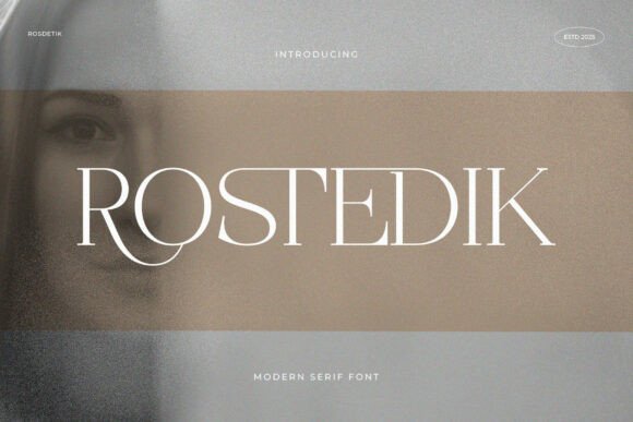 Rostedik: A Refined Modern Serif Font for Handmade Brands