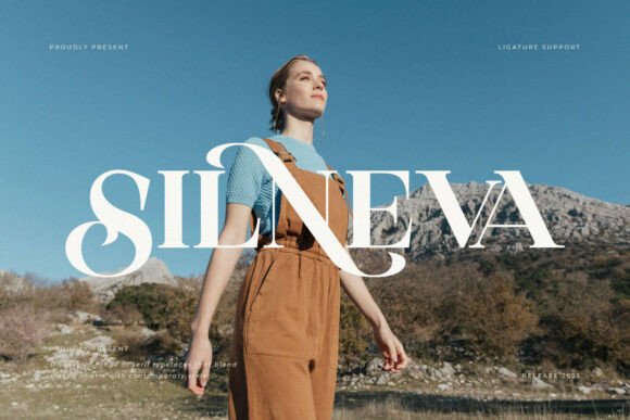 Silneva: An Elegant Display Serif Font for Editorial Design