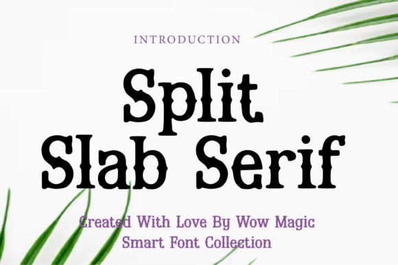Split Slab Serif: A Bold Vintage Display Font for Campaign Headlines