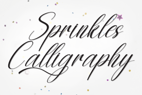 Sprinkles Calligraphy: A Warm, Handcrafted Script Font for Thoughtful Design