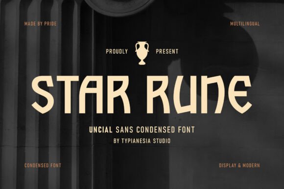 Star Rune: Ancient Meets Modern in This Bold Sans Serif