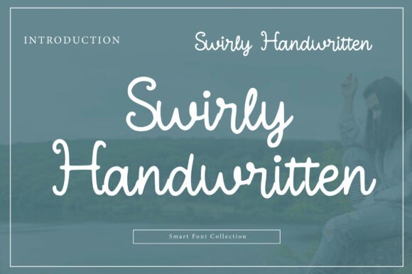 Swirly Handwritten Font for Editorial Design