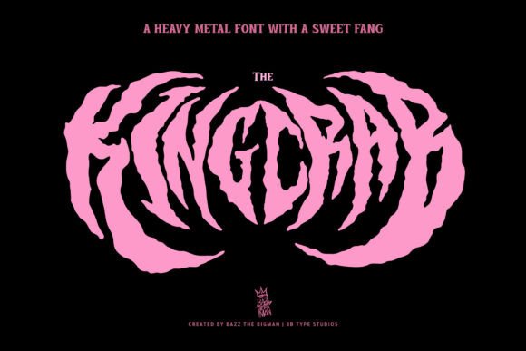 The King Crab Display Font for Bold Brand Messaging