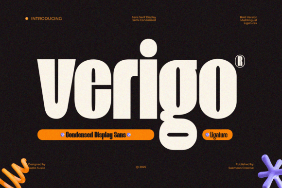 Verigo: A Bold Sans Serif Font for Modern Brand Identity