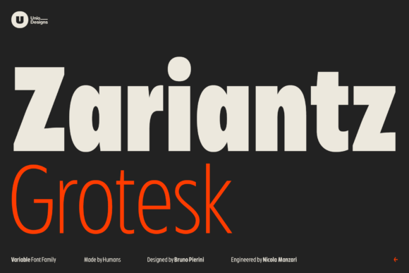 Zariantz Grotesk Variable: A Sans Serif Font for Quiet Confidence in Campaign Design